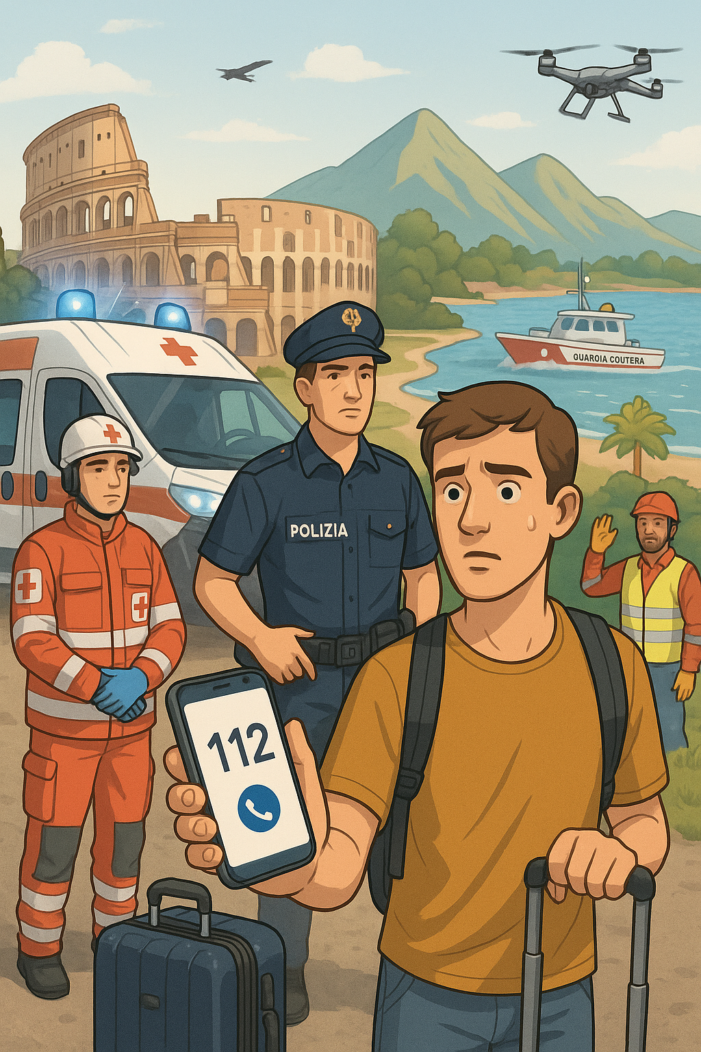 Una guida per i turisti sul sistema di soccorso